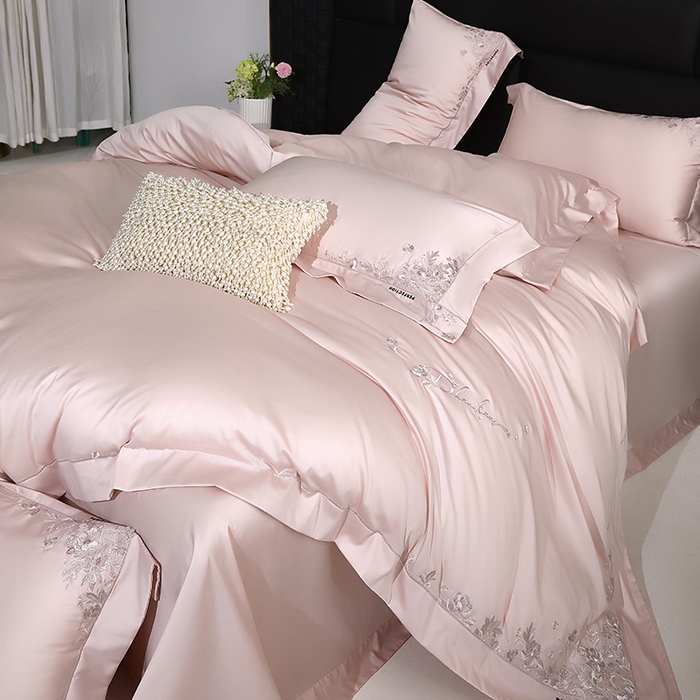 91家纺网 家纺一手货源 找家纺 （总）诗黛尔 2026春夏新品 艾能棉刺绣 嘉伯丽尔系列