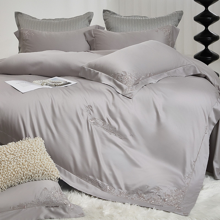 诗黛尔 2026春夏新品 艾能棉刺绣 嘉伯丽尔系列 嘉伯丽尔-漫漫灰