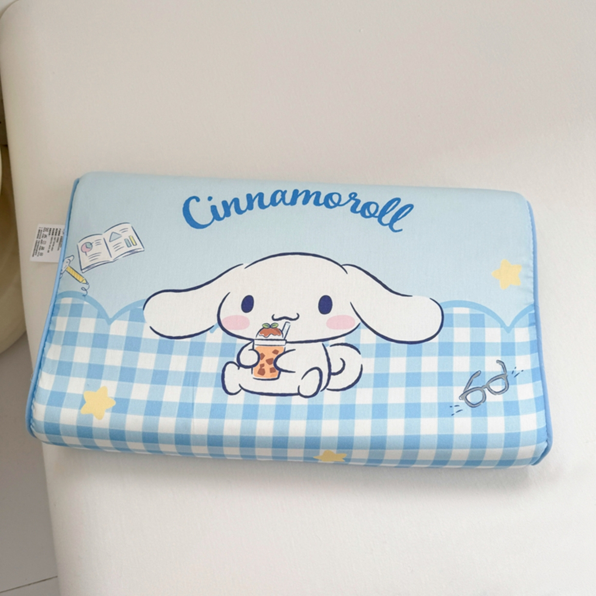 91家纺网 家纺一手货源 找家纺 花满路 2026新款卡通儿童三丽鸥枕头枕芯 蓝格大耳狗