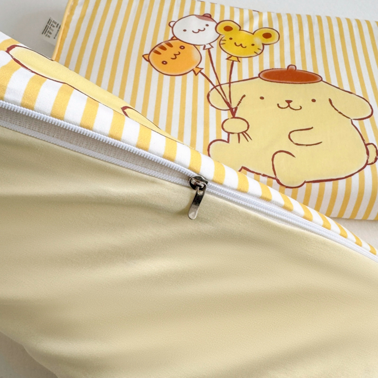 91家纺网 家纺一手货源 找家纺 花满路 2026新款卡通儿童三丽鸥枕头枕芯 奶黄布丁狗