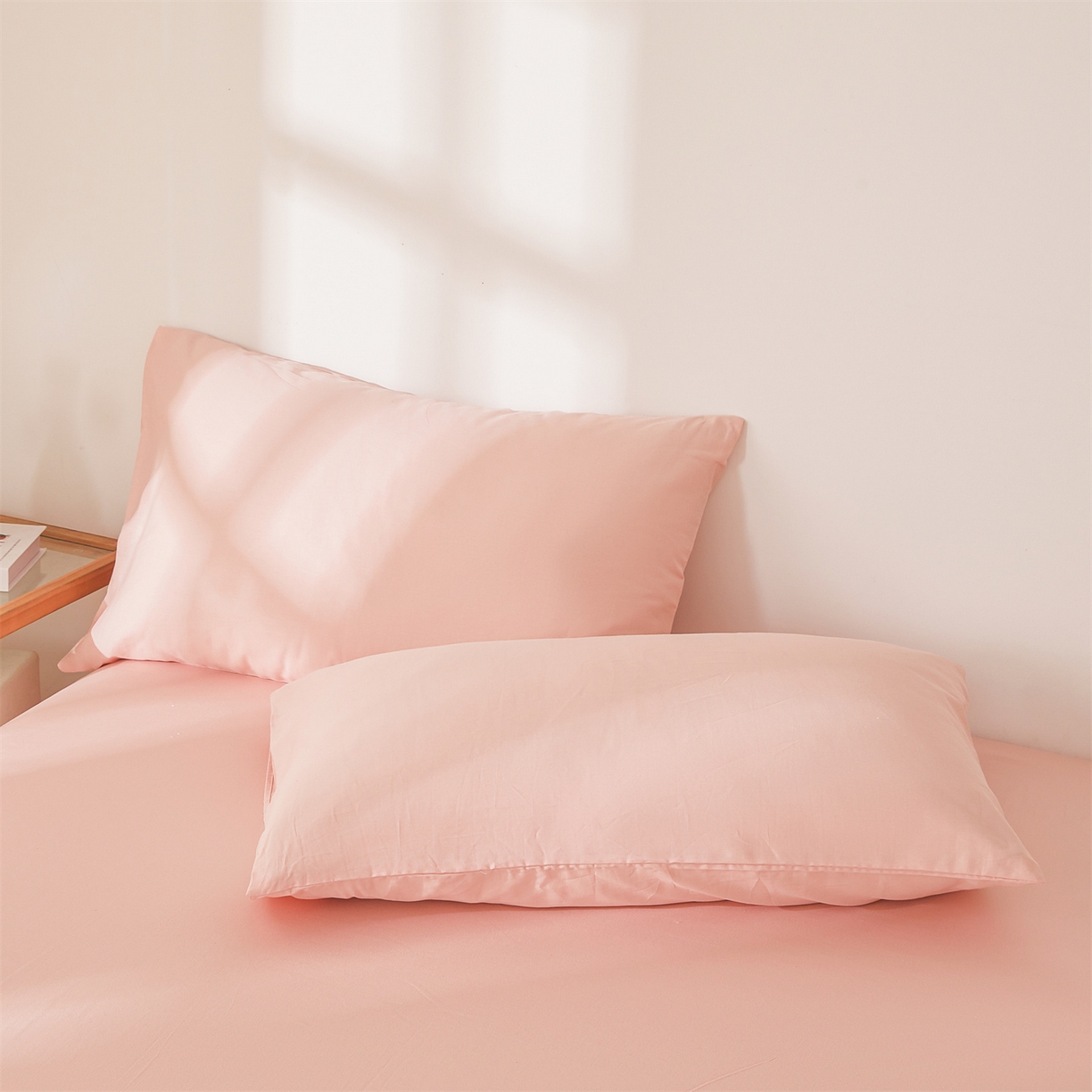 91家纺网 家纺一手货源 找家纺 晓时候 2026新款纯色100%里外全棉新疆棉花被纯棉夏凉被空调被夏被四件套被子被芯 里外全棉-珊瑚粉