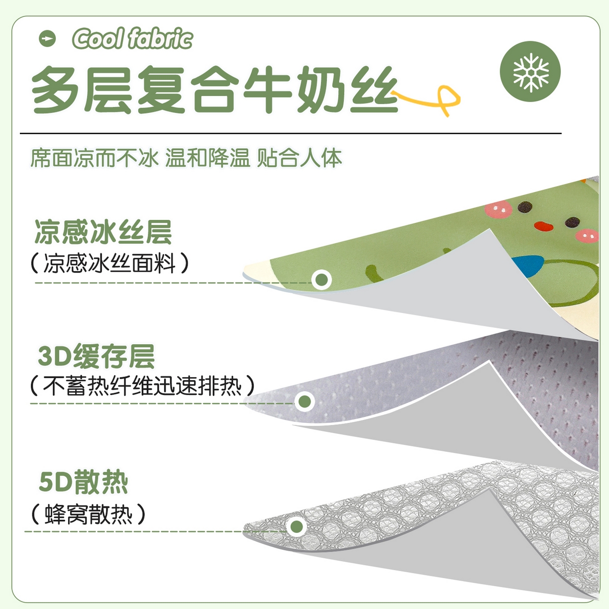 91家纺网 家纺一手货源 找家纺 丽美人家纺 2026新款柔软亲肤儿童冰丝枕套 恐龙屋