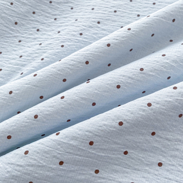 91家纺网 家纺一手货源 找家纺 爱屋及屋 2026春夏新款小清新双层纱宽包边棉花夏被夏凉被空调被 云感-蓝