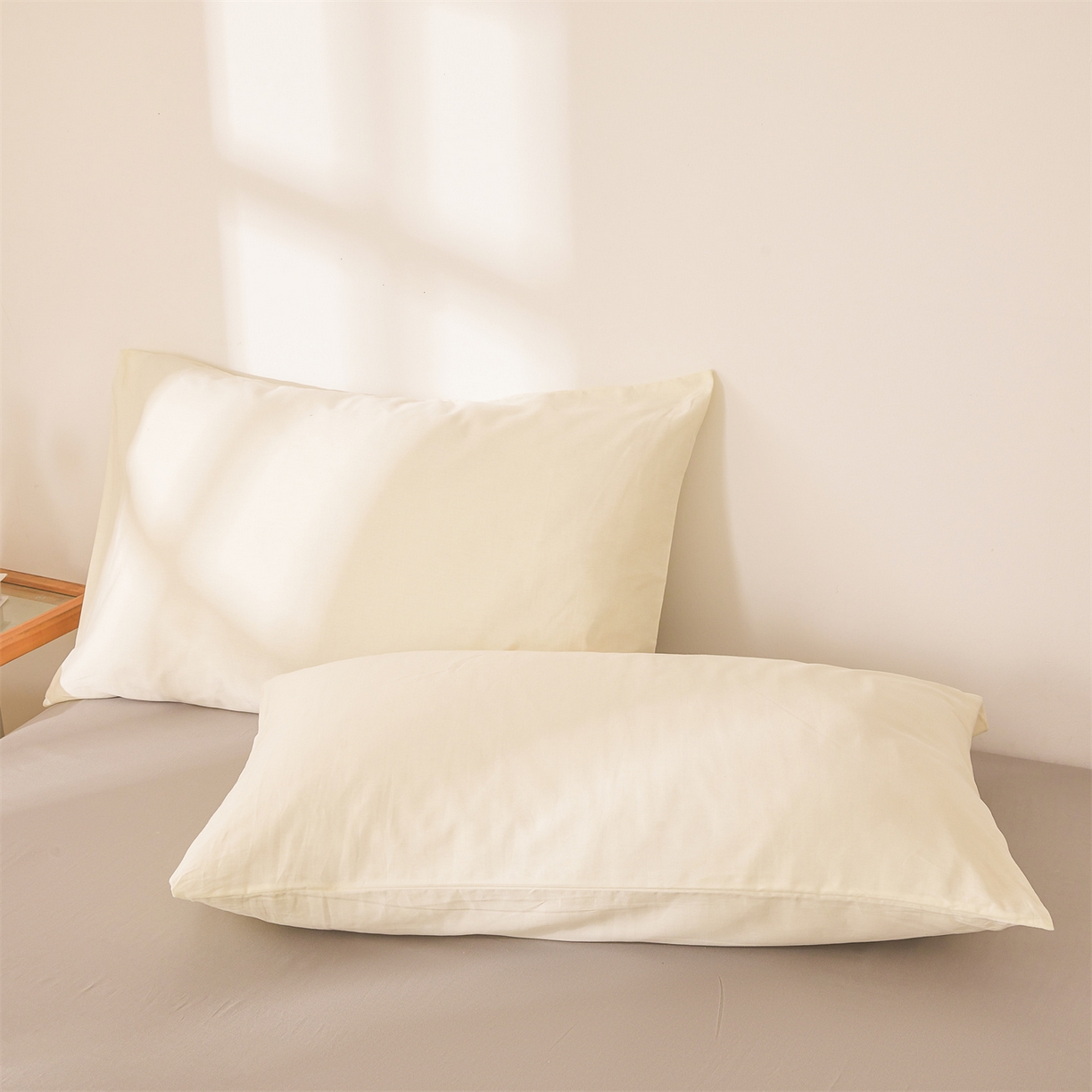 91家纺网 家纺一手货源 找家纺 晓时候 2026新款纯色100%里外全棉新疆棉花被纯棉夏凉被空调被夏被四件套被子被芯 里外全棉-月光白拼灰