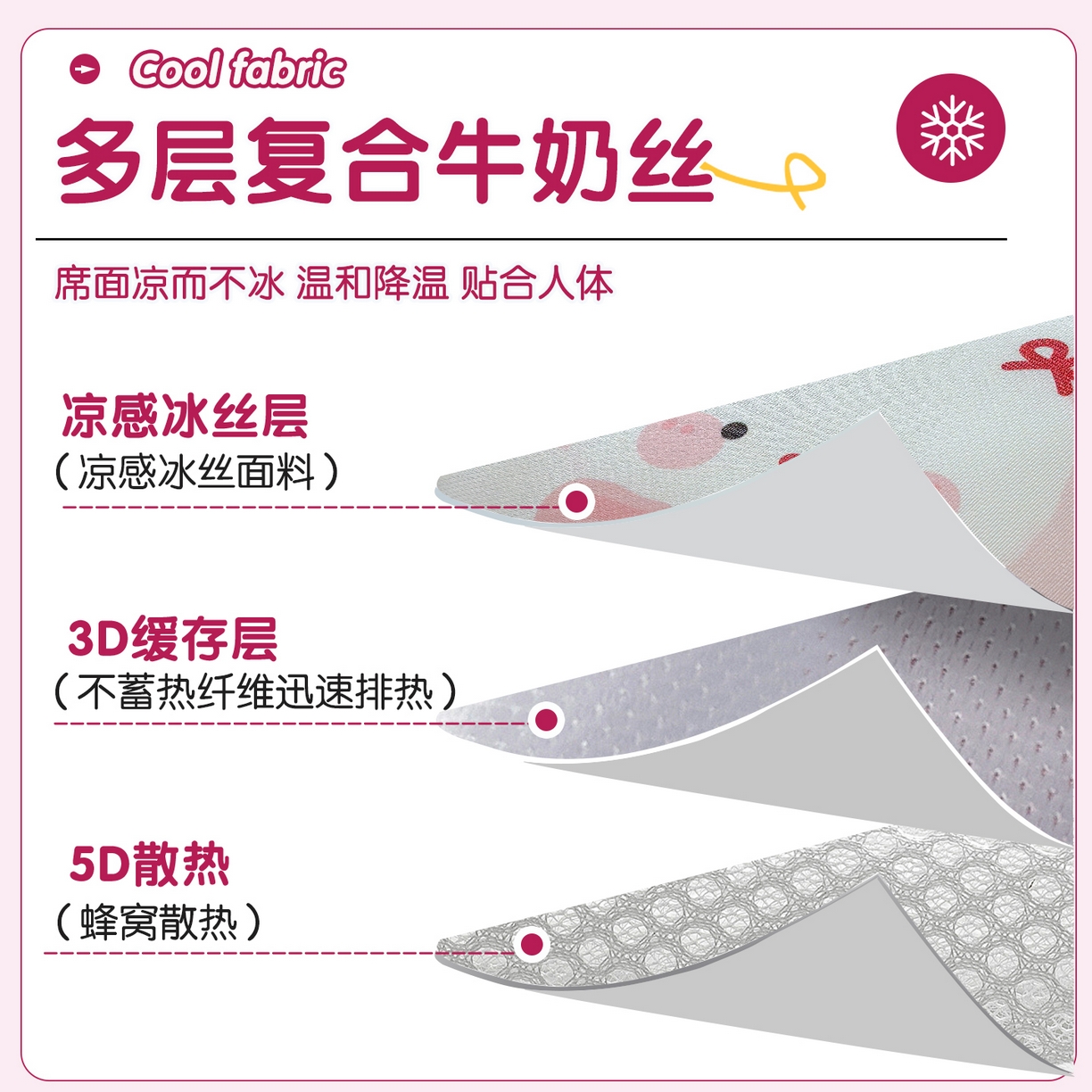 91家纺网 家纺一手货源 找家纺 丽美人家纺 2026新款柔软亲肤儿童冰丝枕套 软眠兔