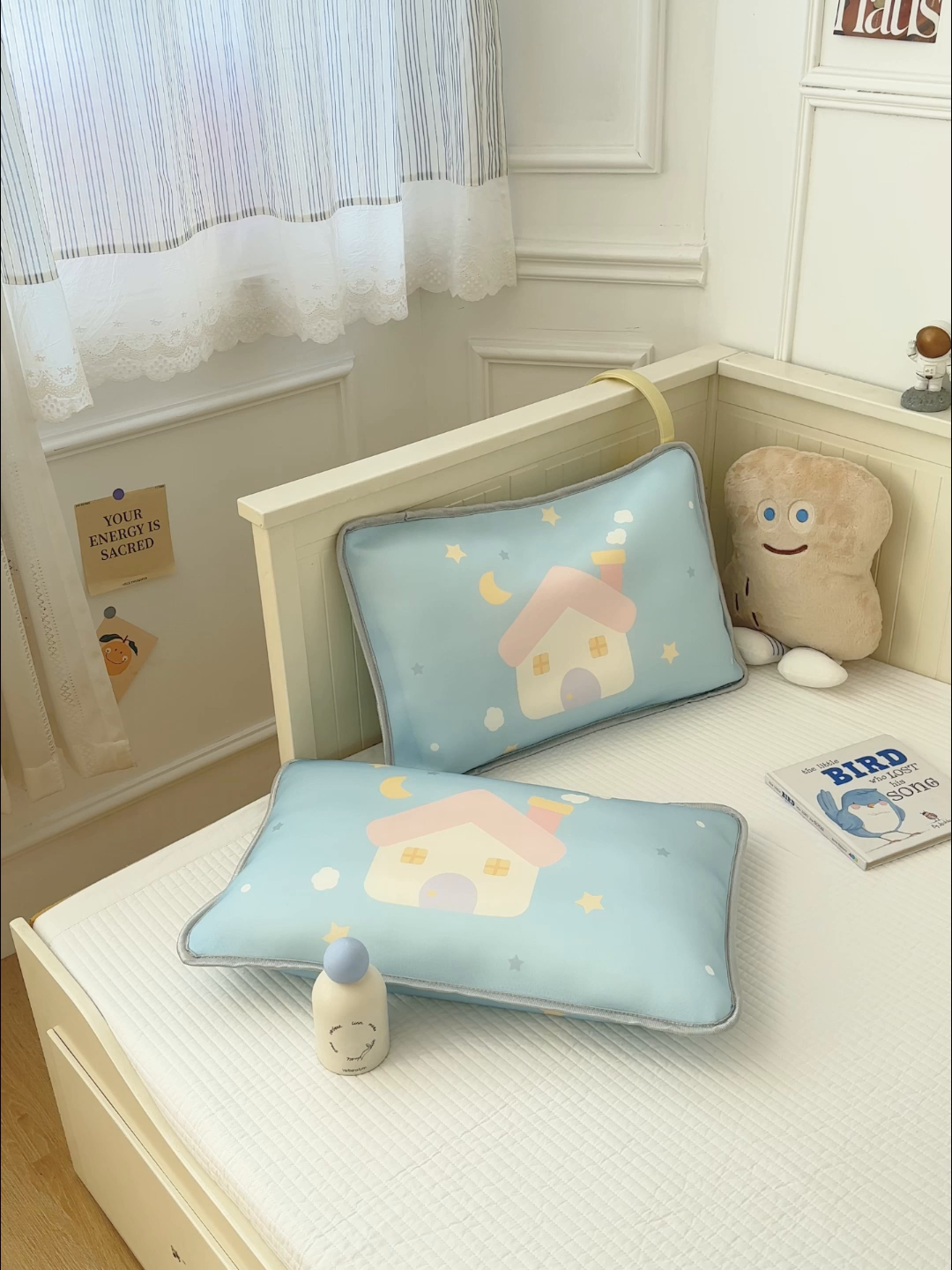 91家纺网 家纺一手货源 找家纺 丽美人家纺 2026新款柔软亲肤儿童冰丝枕套 梦想家