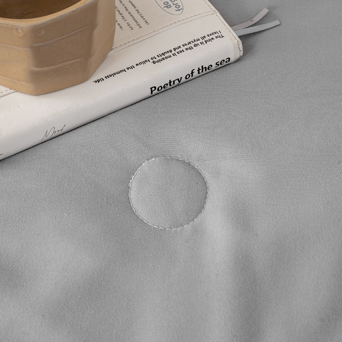 91家纺网 家纺一手货源 找家纺 憨豆家纺 2026春夏新款 水洗棉纯色双拼棉花被夏凉被空调被（常年有货款） 棉朵-简约灰