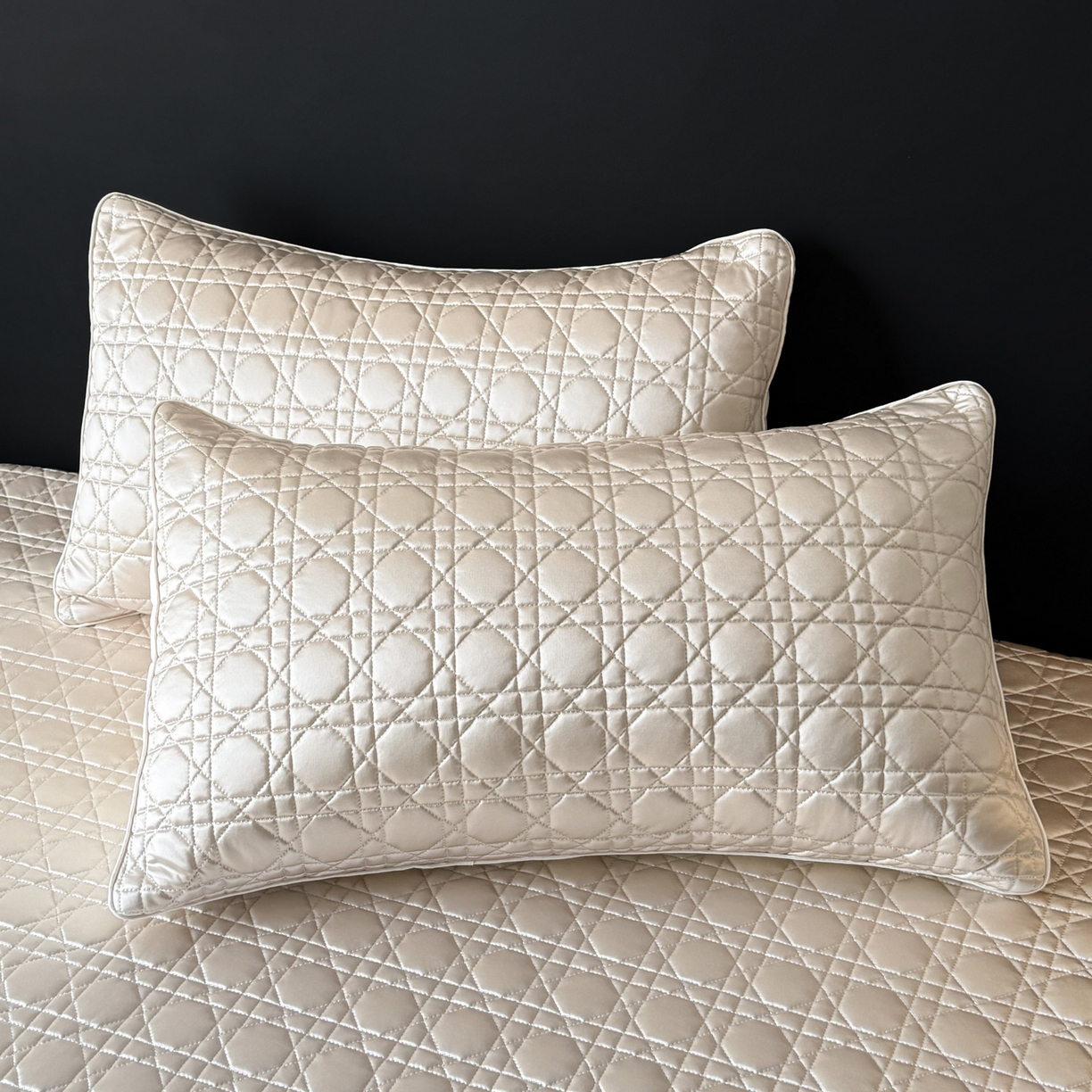 91家纺网 家纺一手货源 找家纺 大元 2026新款冰丝绸水光席凉席席子-戴妃 戴妃-闪闪金