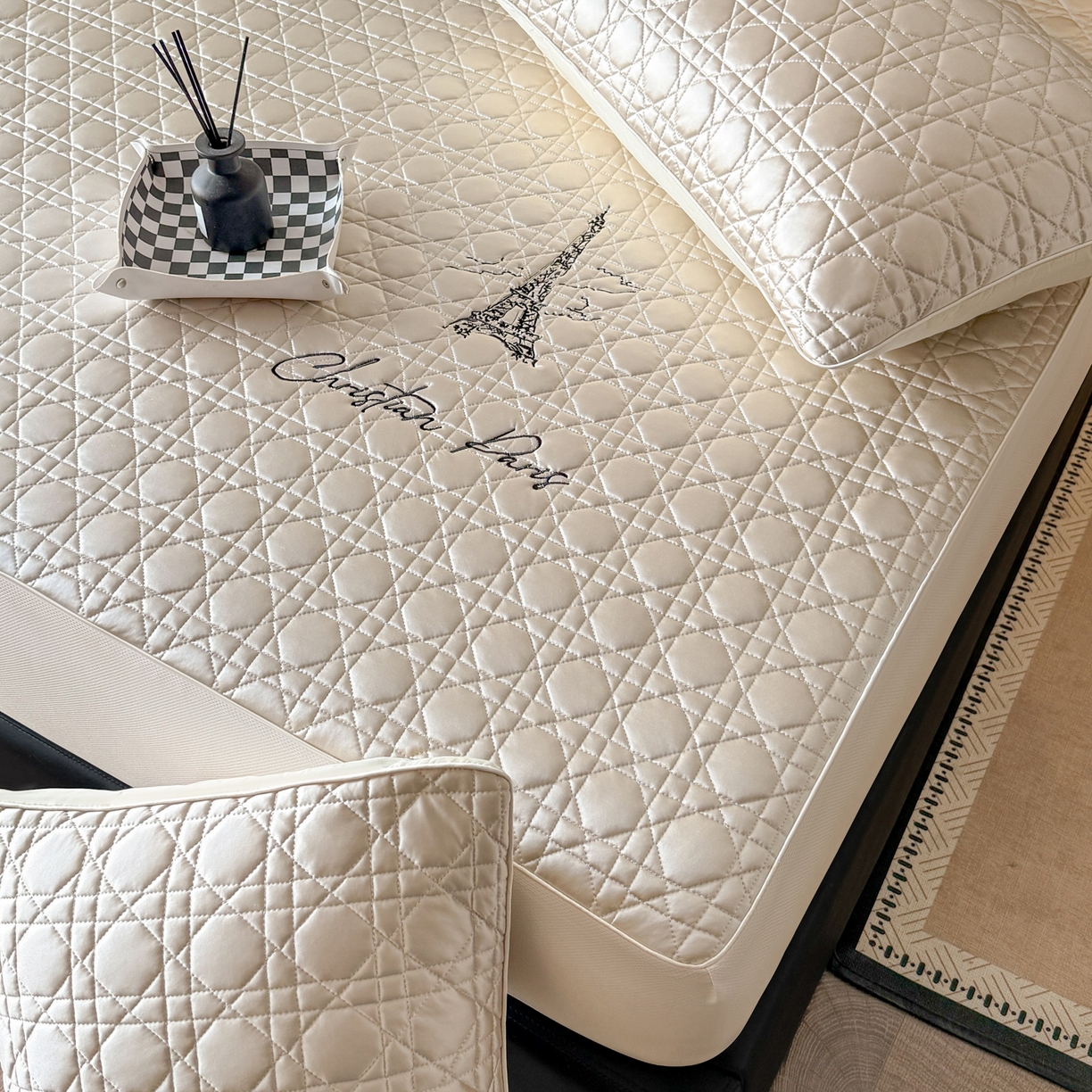 91家纺网 家纺一手货源 找家纺 （总）大元 2026新款冰丝绸水光席凉席席子-戴妃