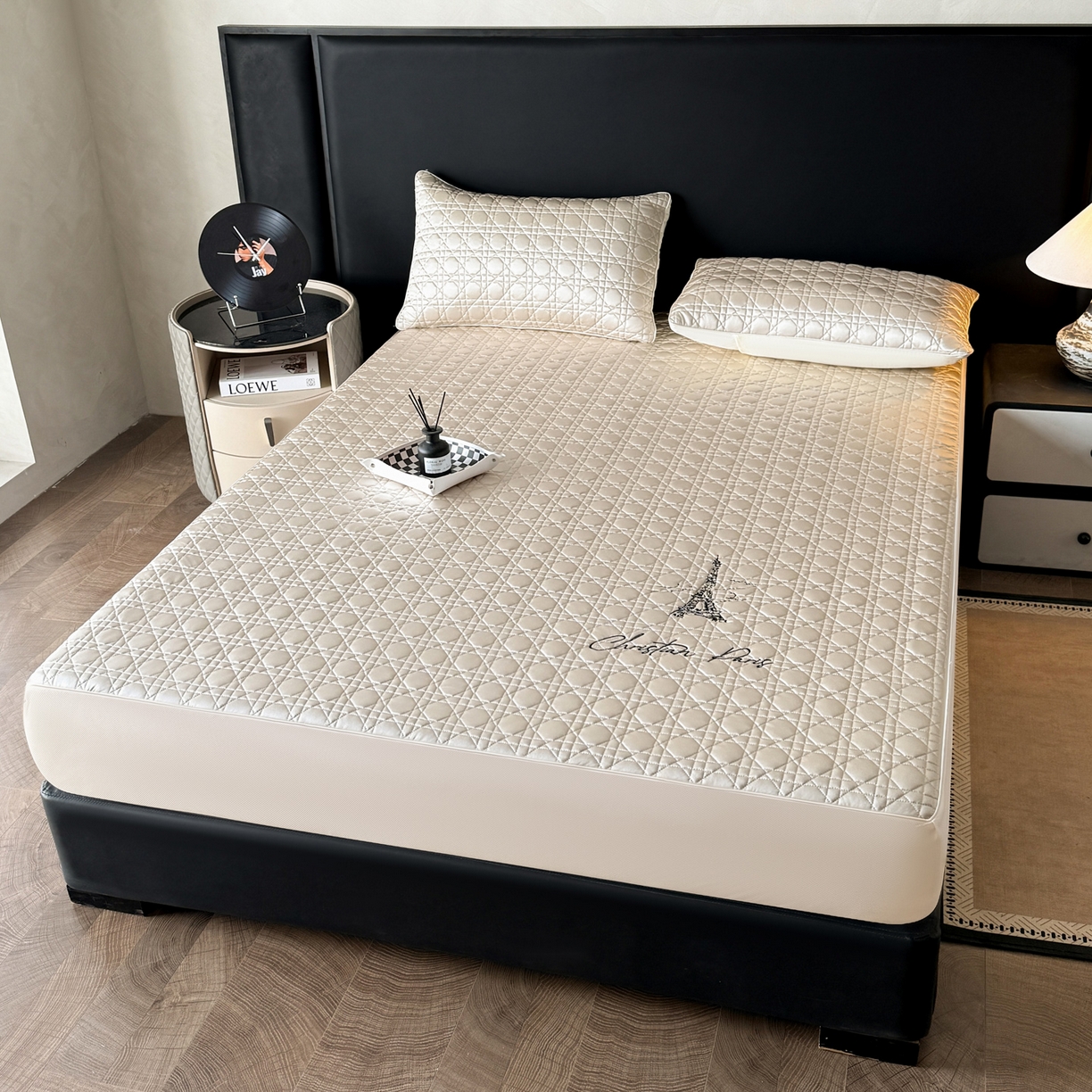 91家纺网 家纺一手货源 找家纺 大元 2026新款冰丝绸水光席凉席席子-戴妃 戴妃-闪闪金