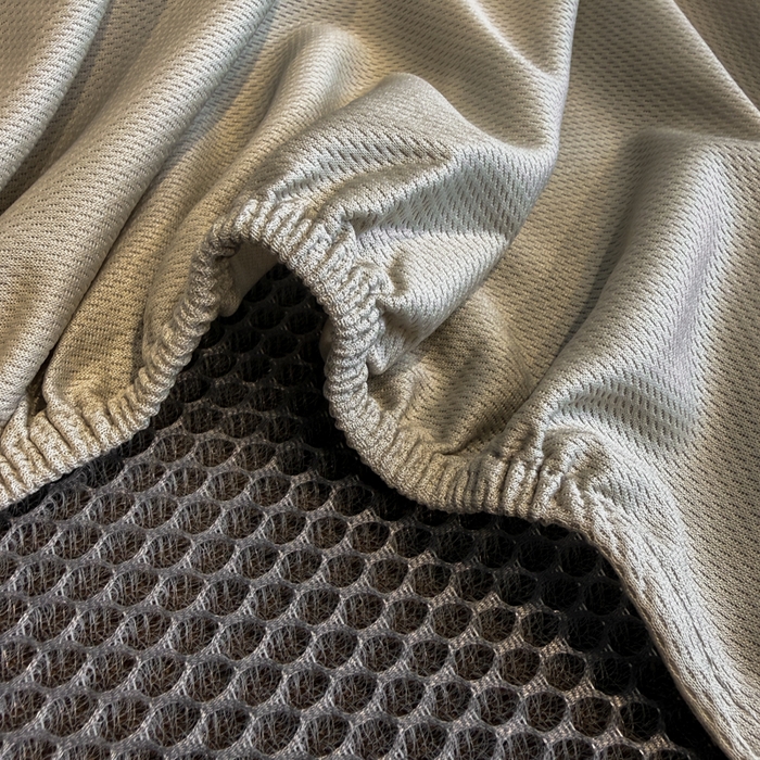 91家纺网 家纺一手货源 找家纺 鑫琪莱家纺 2026新款PE草本凉感藤席子凉席 艾草咖-床笠款