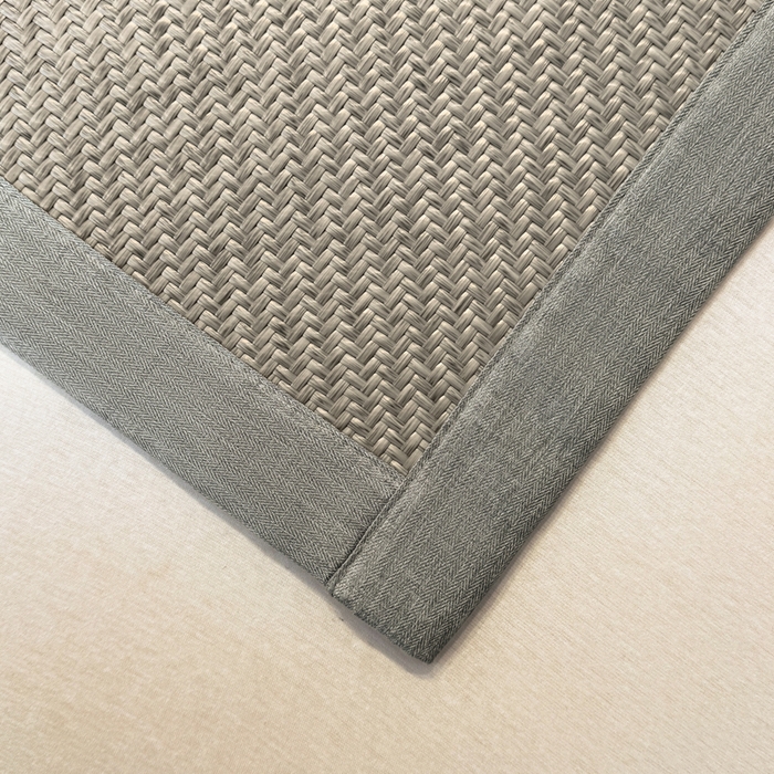 91家纺网 家纺一手货源 找家纺 鑫琪莱家纺 2026新款PE草本凉感藤席子凉席 艾草灰-床席款