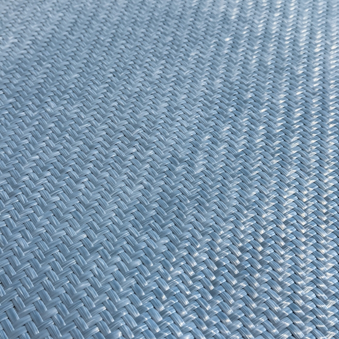 91家纺网 家纺一手货源 找家纺 鑫琪莱家纺 2026新款PE草本凉感藤席子凉席 艾草蓝-床笠款