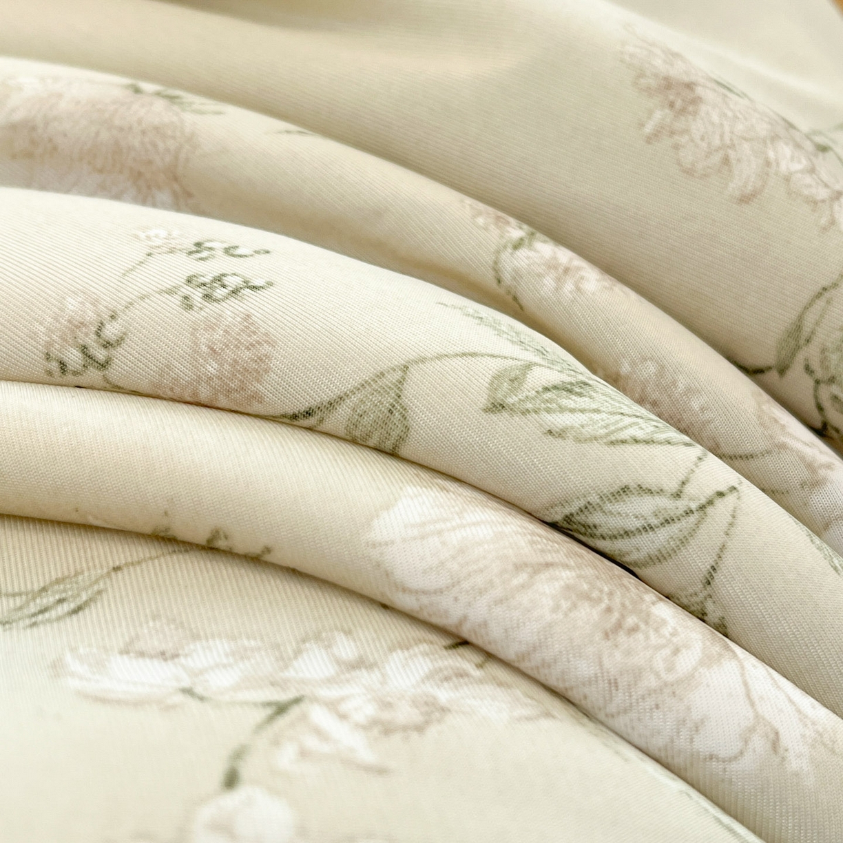 91家纺网 家纺一手货源 找家纺 羚羊语家纺 2026新款凉感丝印花夏凉被小冰皮空调被冰淇淋西瓜被针织棉夏被冰丝云母凉感被 轻枝漫野