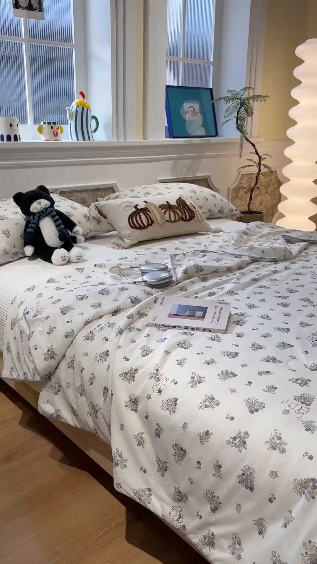 91家纺网 家纺一手货源 找家纺 羚羊语家纺 2026新款凉感丝提花夏凉被（含氨）印花冰淇淋空调被针织棉被夏被冰丝云母凉感西瓜被子被芯 西仔狗狗