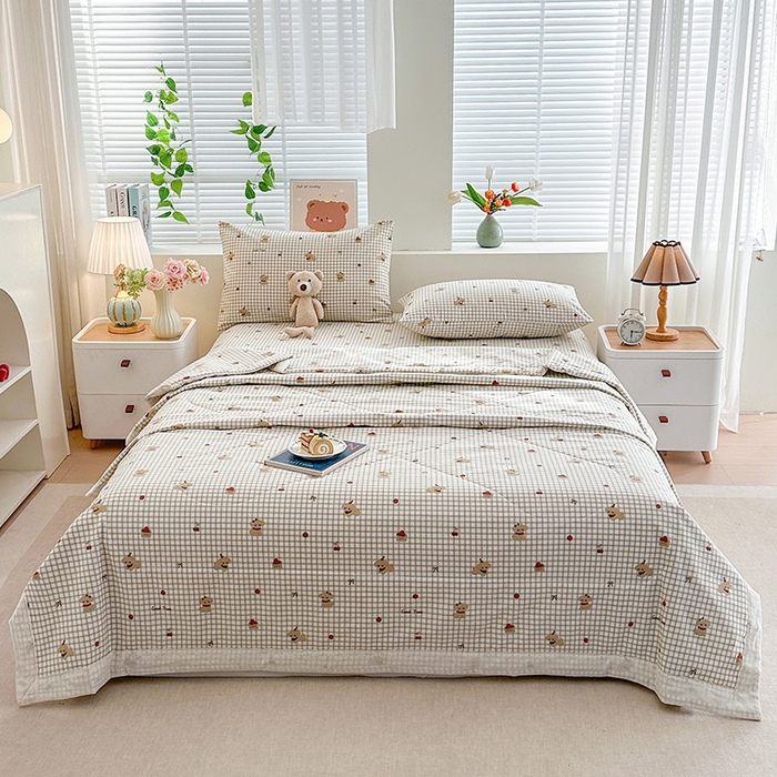 91家纺网 家纺一手货源 找家纺 （总）欧夏家纺 2026新款蕾丝花边款夏被包边夏凉被空调被夏季薄被子直播供货跨境外贸