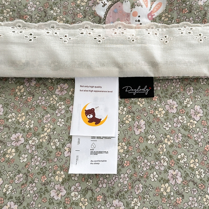 91家纺网 家纺一手货源 找家纺 欧夏家纺 2026新款蕾丝花边款夏被包边夏凉被空调被夏季薄被子直播供货跨境外贸 花园兔