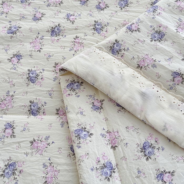 91家纺网 家纺一手货源 找家纺 欧夏家纺 2026新款蕾丝花边款夏被包边夏凉被空调被夏季薄被子直播供货跨境外贸 紫嫣