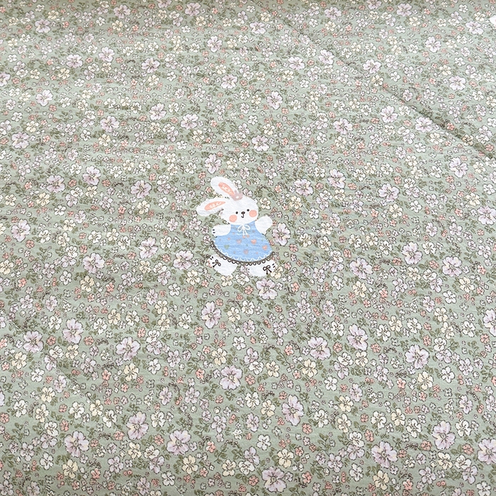 91家纺网 家纺一手货源 找家纺 欧夏家纺 2026新款蕾丝花边款夏被包边夏凉被空调被夏季薄被子直播供货跨境外贸 花园兔