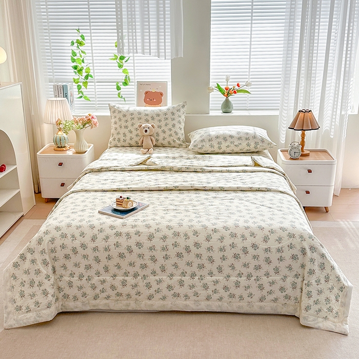 91家纺网 家纺一手货源 找家纺 欧夏家纺 2026新款蕾丝花边款夏被包边夏凉被空调被夏季薄被子直播供货跨境外贸 尚妃