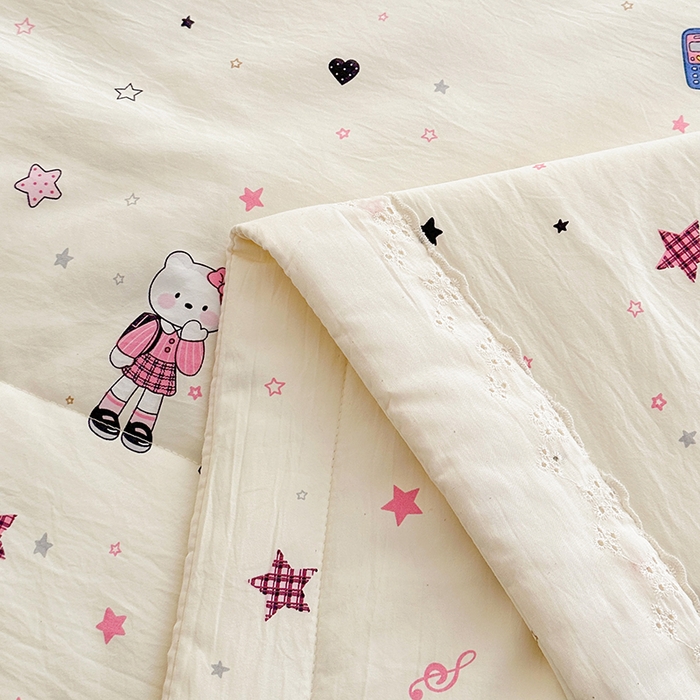 91家纺网 家纺一手货源 找家纺 欧夏家纺 2026新款蕾丝花边款夏被包边夏凉被空调被夏季薄被子直播供货跨境外贸 星空间