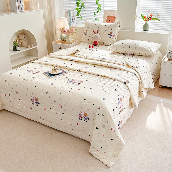 91家纺网 家纺一手货源 找家纺 欧夏家纺 2026新款蕾丝花边款夏被包边夏凉被空调被夏季薄被子直播供货跨境外贸 星空间