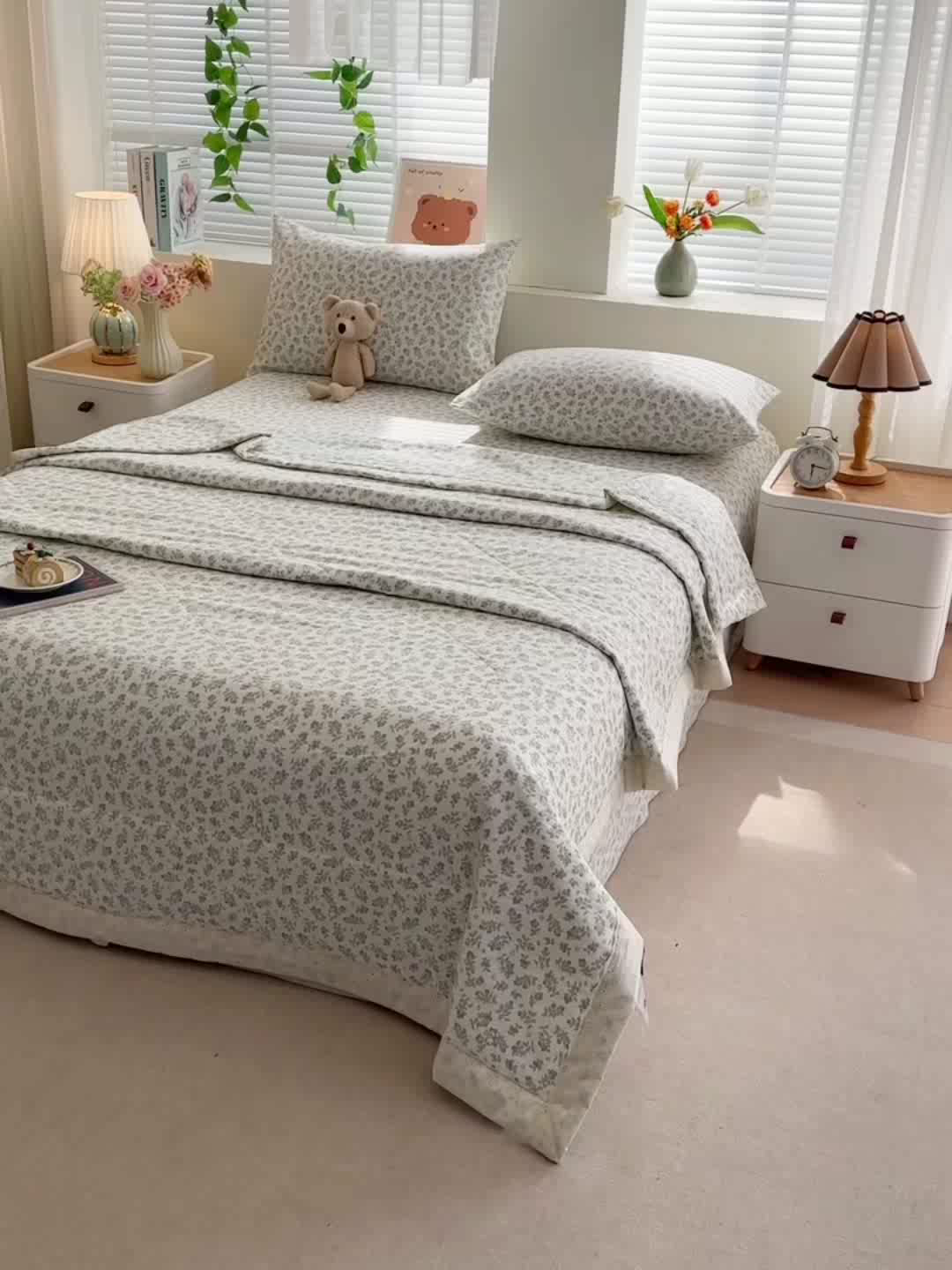 91家纺网 家纺一手货源 找家纺 欧夏家纺 2026新款蕾丝花边款夏被包边夏凉被空调被夏季薄被子直播供货跨境外贸 南法秘境