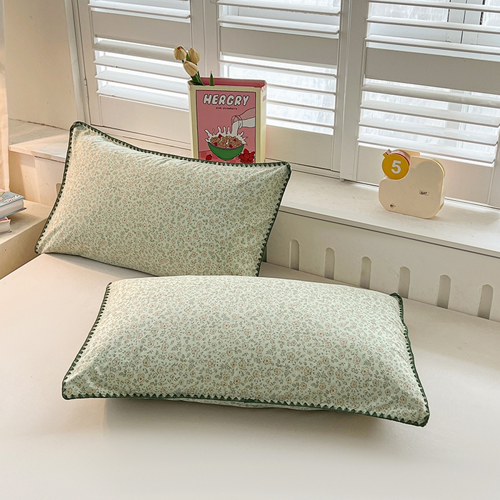 91家纺网 家纺一手货源 找家纺 阳光被业 2026新款100%棉花双层纱夏被新疆棉花空调被可机洗夏凉被绣边踩棉工艺 绿野花开