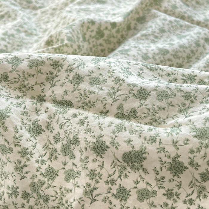 91家纺网 家纺一手货源 找家纺 阳光被业 2026新款100%棉花双层纱夏被新疆棉花空调被可机洗夏凉被绣边踩棉工艺 花海--绿