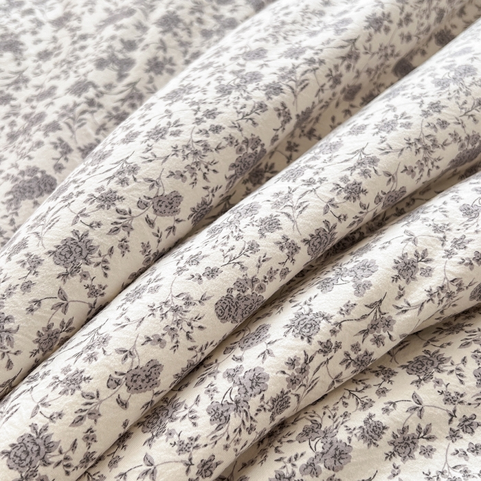 91家纺网 家纺一手货源 找家纺 阳光被业 2026新款100%棉花双层纱夏被新疆棉花空调被可机洗夏凉被绣边踩棉工艺 花海--灰