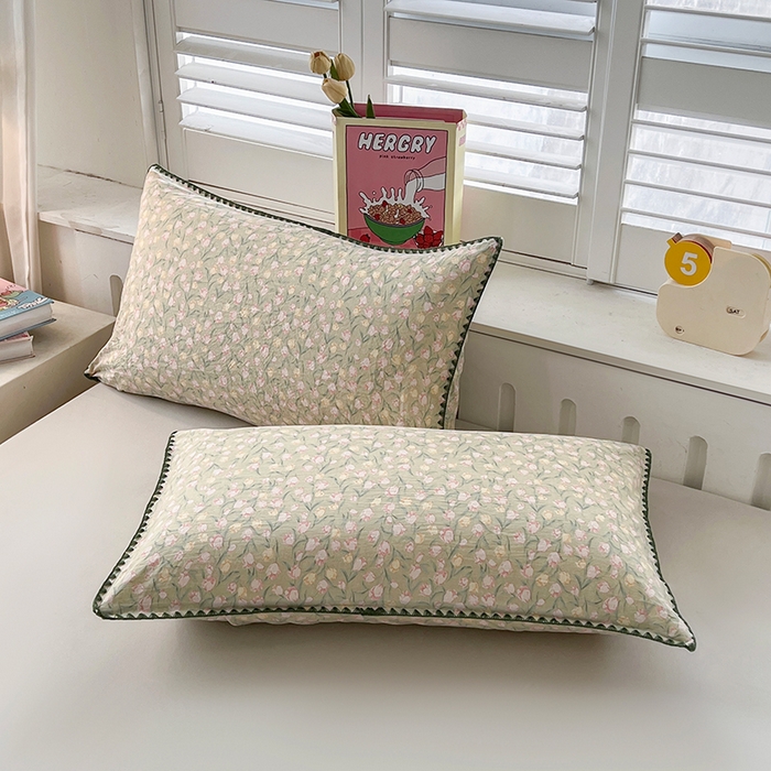 91家纺网 家纺一手货源 找家纺 阳光被业 2026新款100%棉花双层纱夏被新疆棉花空调被可机洗夏凉被绣边踩棉工艺 花絮--绿