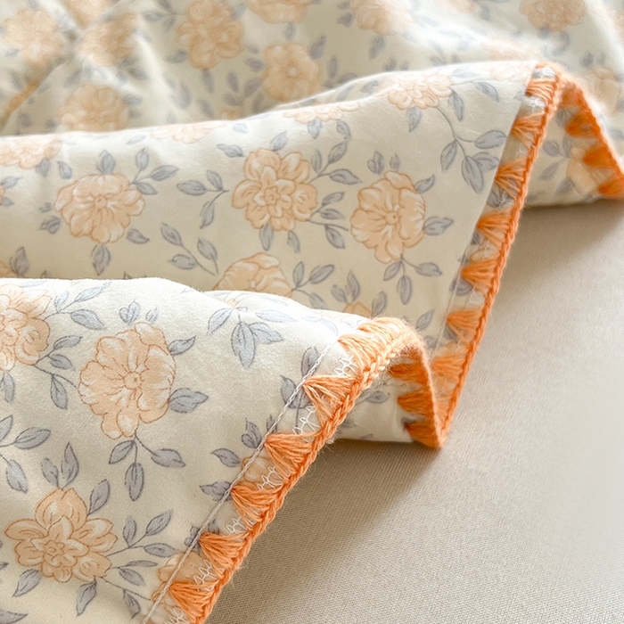 91家纺网 家纺一手货源 找家纺 阳光被业 2026新款100%棉花双层纱夏被新疆棉花空调被可机洗夏凉被绣边踩棉工艺 花开富贵