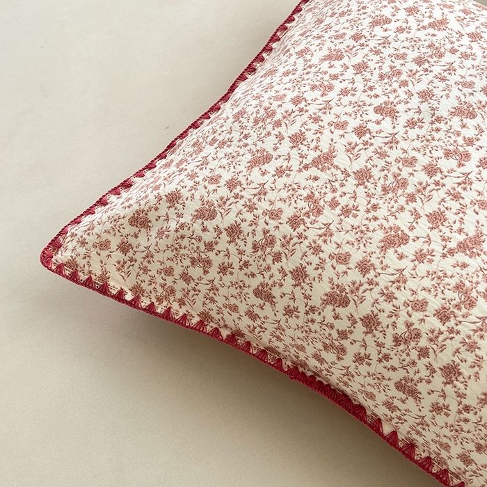 91家纺网 家纺一手货源 找家纺 锦尚坊被芯馆 2026新款100%棉花双层纱夏被新疆棉花空调被可机洗夏凉被绣边踩棉工艺 花海--粉