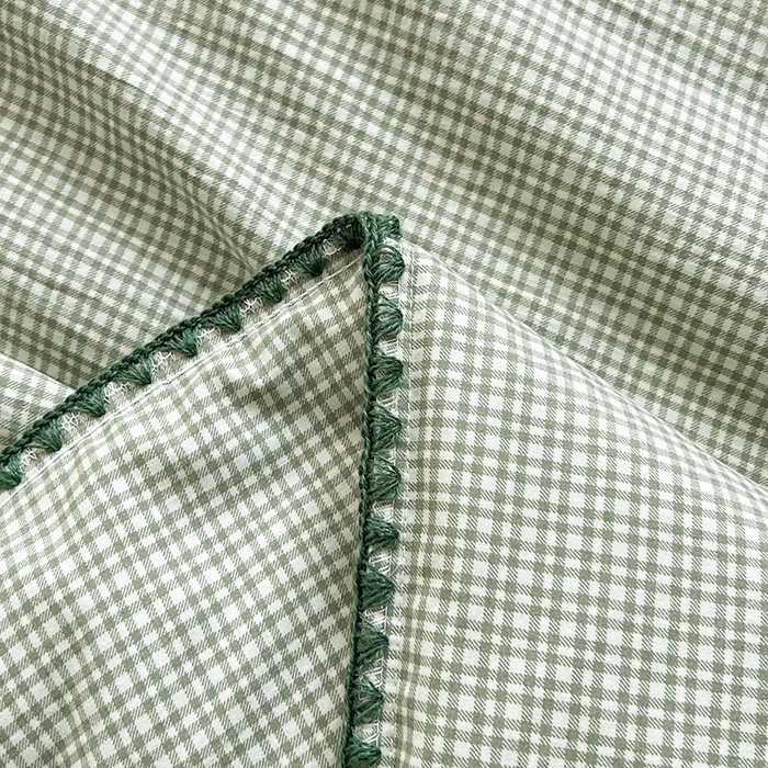 91家纺网 家纺一手货源 找家纺 锦尚坊被芯馆 2026新款100%棉花双层纱夏被新疆棉花空调被可机洗夏凉被绣边踩棉工艺 格格--绿