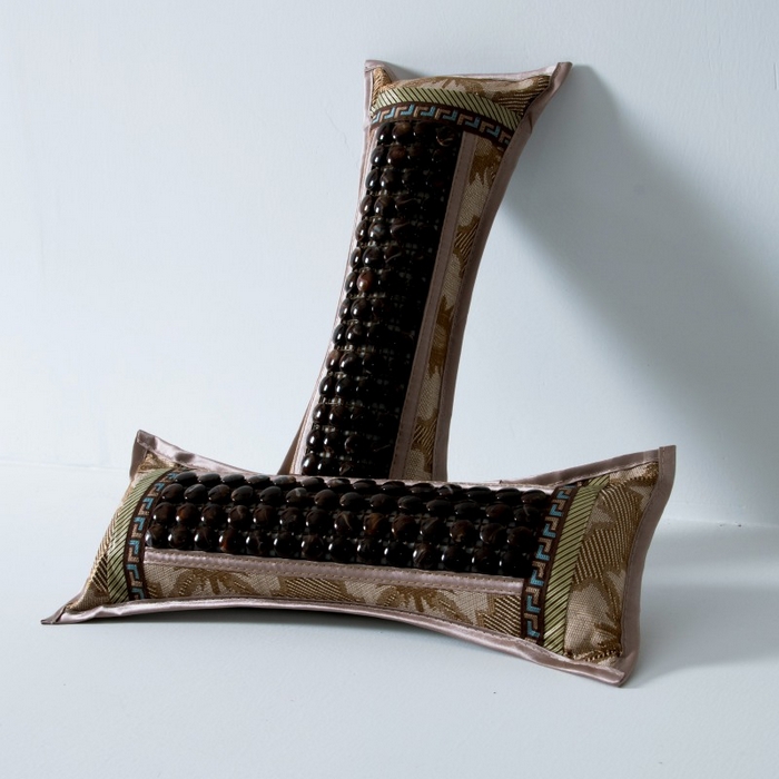 91家纺网 家纺一手货源 找家纺 莉迪娅 2025新款保健枕头茶叶颈椎枕头竹片护颈枕小圆枕骨头枕 玉石枕