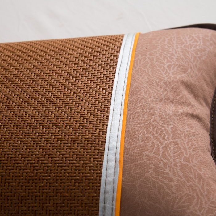 91家纺网 家纺一手货源 找家纺 莉迪娅 2026新款茶叶枕荞麦枕枕头枕芯夏季凉席枕头 小号圆角咖色