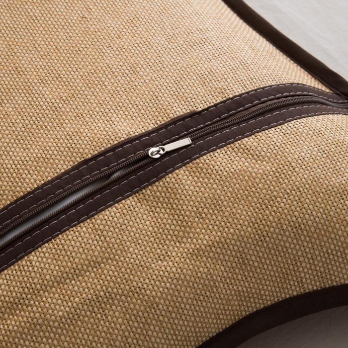 91家纺网 家纺一手货源 找家纺 莉迪娅 2026新款茶叶枕荞麦枕枕头枕芯夏季凉席枕头 小号圆角咖色