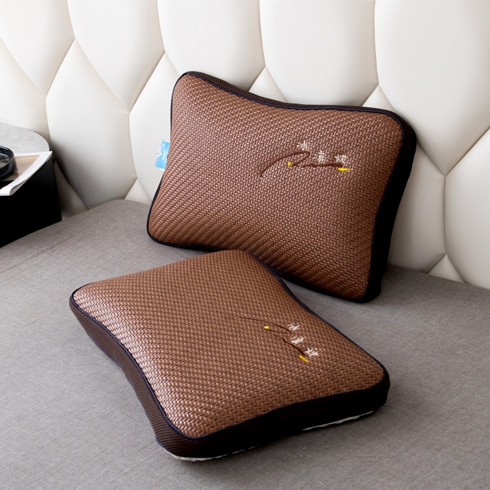 91家纺网 家纺一手货源 找家纺 莉迪娅 2026新款蝶形荞麦壳枕头荞麦枕凉席枕头夏季枕头 冰凉枕