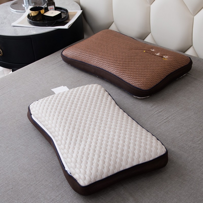 91家纺网 家纺一手货源 找家纺 （总）莉迪娅 2026新款蝶形荞麦壳枕头荞麦枕凉席枕头夏季枕头