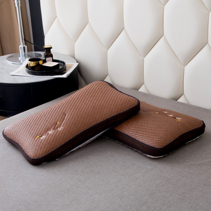 91家纺网 家纺一手货源 找家纺 （总）莉迪娅 2026新款蝶形荞麦壳枕头荞麦枕凉席枕头夏季枕头