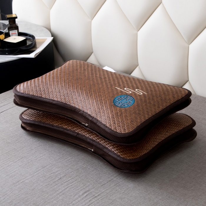 91家纺网 家纺一手货源 找家纺 莉迪娅 2026新款蝶形荞麦壳枕头荞麦枕凉席枕头夏季枕头 花容月貌