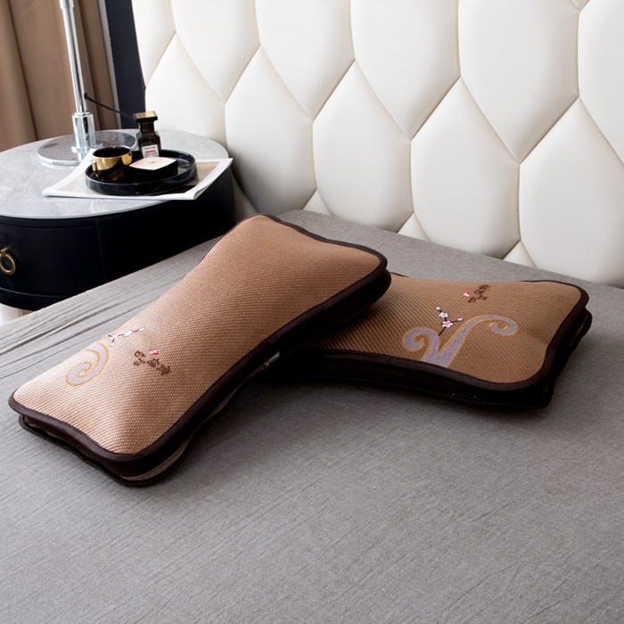 91家纺网 家纺一手货源 找家纺 莉迪娅 2026新款蝶形荞麦壳枕头荞麦枕凉席枕头夏季枕头 喜上眉梢