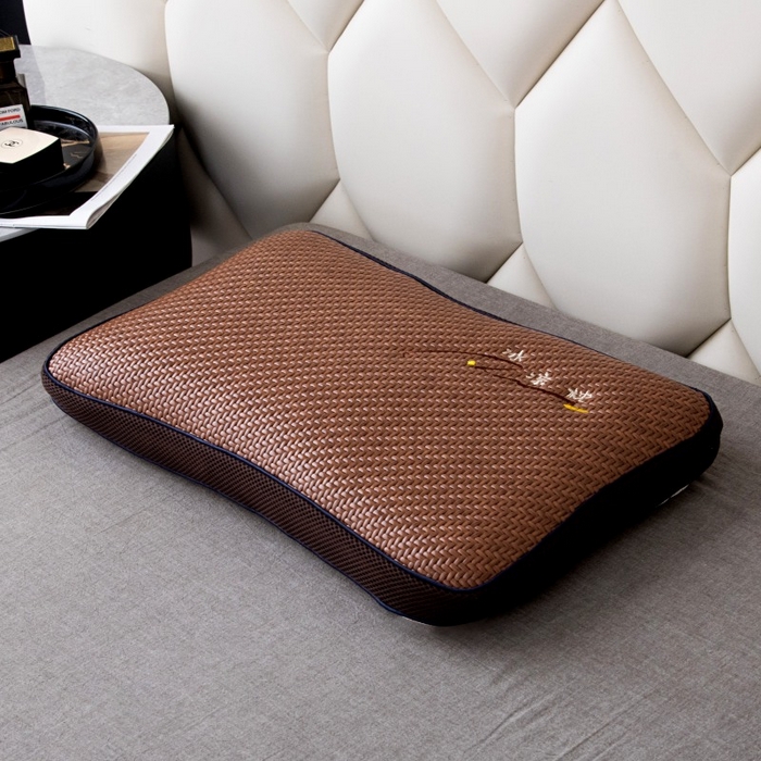 91家纺网 家纺一手货源 找家纺 莉迪娅 2026新款蝶形荞麦壳枕头荞麦枕凉席枕头夏季枕头 冰凉枕