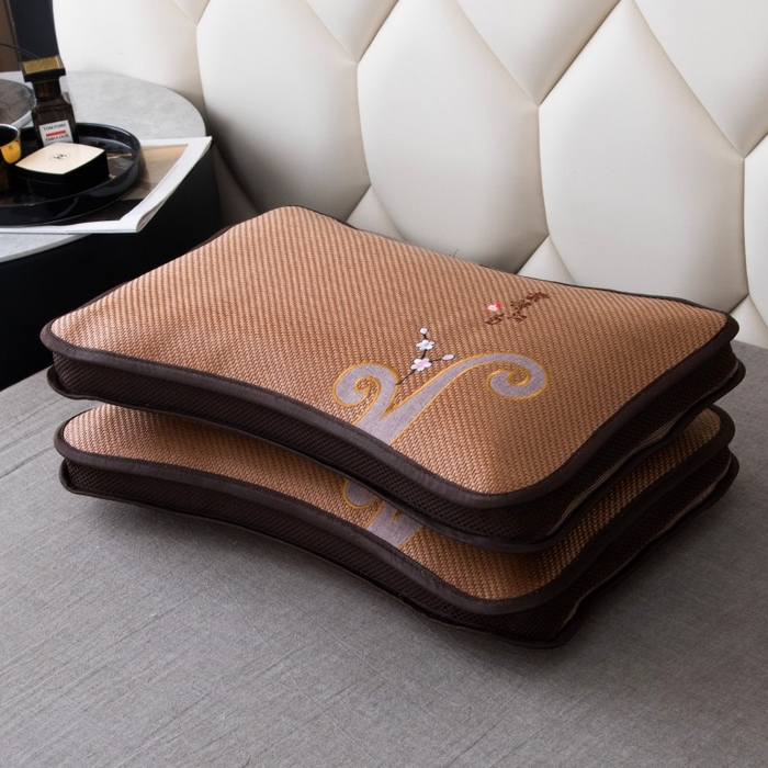 91家纺网 家纺一手货源 找家纺 莉迪娅 2026新款蝶形荞麦壳枕头荞麦枕凉席枕头夏季枕头 喜上眉梢