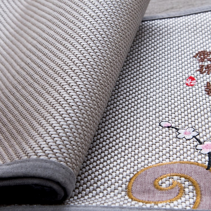 91家纺网 家纺一手货源 找家纺 莉迪娅 2026新款蝶形荞麦壳枕头荞麦枕凉席枕头夏季枕头 喜上眉梢灰