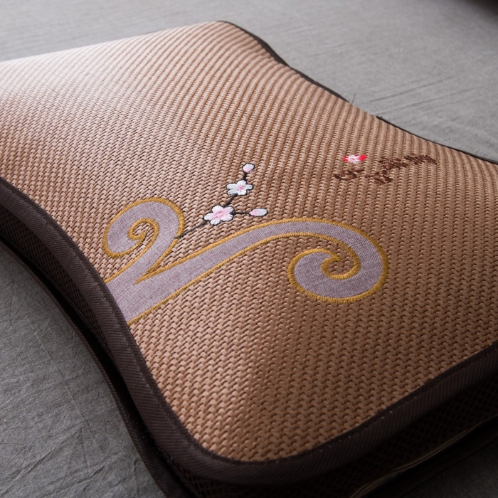 91家纺网 家纺一手货源 找家纺 莉迪娅 2026新款蝶形荞麦壳枕头荞麦枕凉席枕头夏季枕头 喜上眉梢