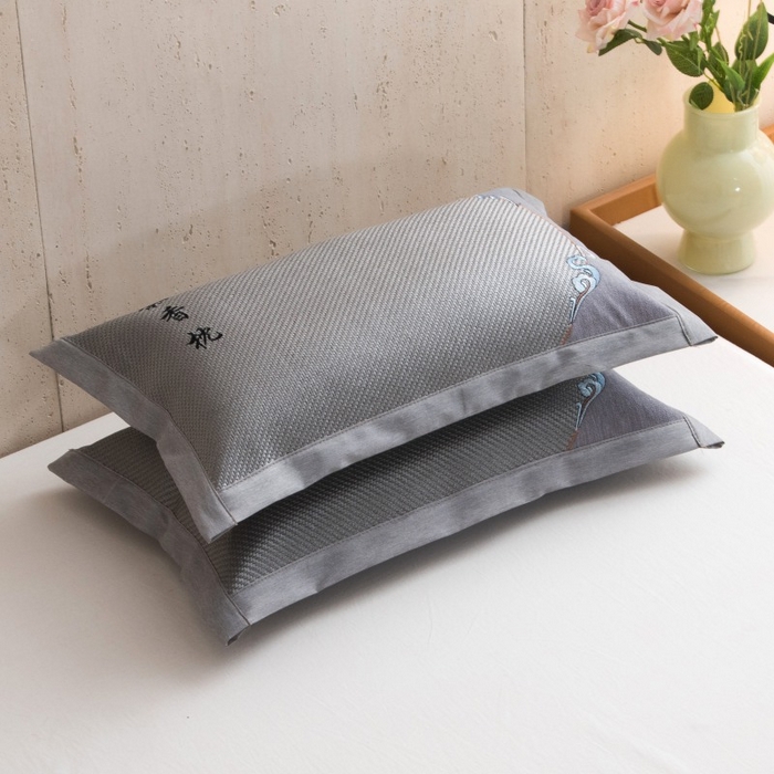 91家纺网 家纺一手货源 找家纺 （总）莉迪娅 2026新款荞麦壳枕头枕芯夏季凉席藤席枕头夏凉枕
