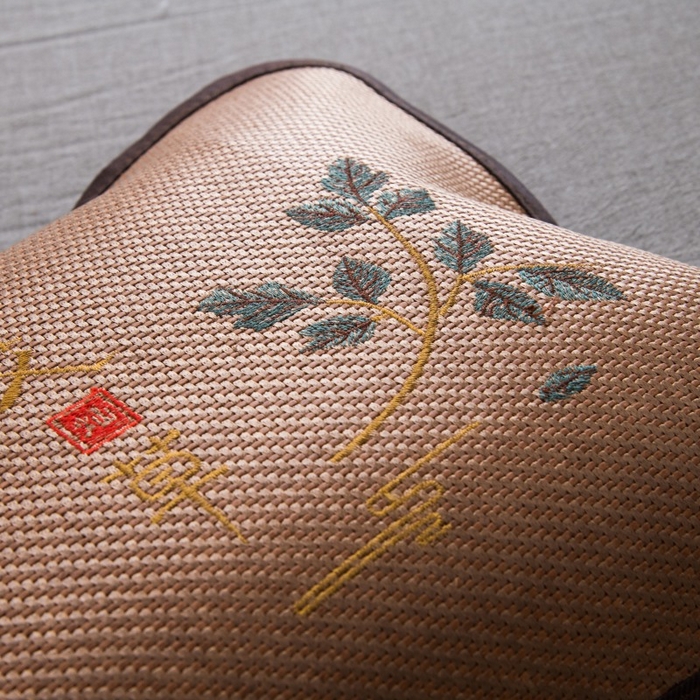 91家纺网 家纺一手货源 找家纺 （总）莉迪娅 2026新款荞麦壳枕头枕芯夏季凉席藤席枕头夏凉枕