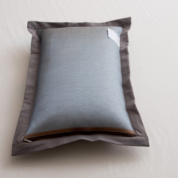 91家纺网 家纺一手货源 找家纺 莉迪娅 2026新款荞麦壳枕头枕芯夏季凉席藤席枕头夏凉枕 银杏灰色