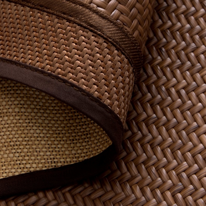 91家纺网 家纺一手货源 找家纺 莉迪娅 2026新款荞麦壳枕头枕芯夏季凉席藤席枕头夏凉枕 中号圆角咖色